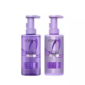 두피볼륨케어 로레알파리 히알루론산 볼륨업 샴푸 440ml 플러스 수분업 컨디셔너 440ml