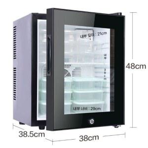 소형 투명 냉장고 차박 냉장 쌍온냉동고 X 가정용 없음 유지 신혼 냉방 도어 작은