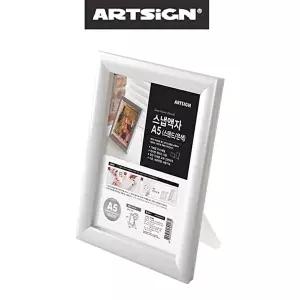 은색 탁상용 스탠드 테이블 스냅사진 액자 A5 (KYR-W9AF007)