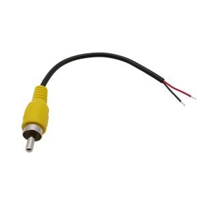 2Pcs 15cm 자동차 RCA 여성/남성 오디오 케이블 연장 AV 단일 스테레오 플러그 커넥터 DIY 수리 와이어