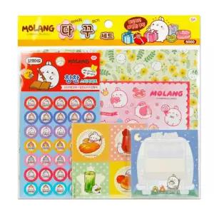 여아 짱좋은선물 다이어리 꾸미기 스티커 다꾸세트10p 집중력 창의력발달 놀이학습