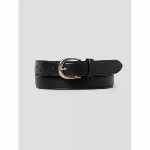 [에잇세컨즈] (35618OWYF5) 25mm 골드 버클 벨트 - 블랙