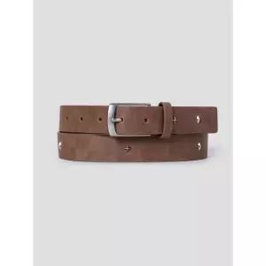 [에잇세컨즈] 30mm 스퀘어 징장식 벨트  브라운 (456182WYAD)