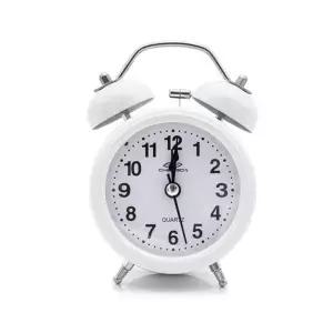 무소음 LED 자명종 알람 시계 원형 건전지 침실 원룸 (KYR-WAA450F)