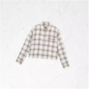 폴햄여성 플란넬 크롭 셔츠PHF4WC2012 368308