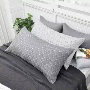 [베드앤데코][당일출고] 크로스 트리플 등쿠션(솜포함) 50x110