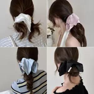 머리끈 머리 여성 라이크 새틴 사각 스크런치 헤어 곱창끈 고무줄 추천제품 기획전 실크 곱창