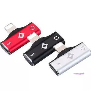 로건 이어폰 듀얼 젠더 퓨전 8핀 호환 마이크 멀티opq984