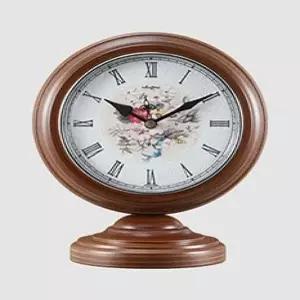 TS-16 ia 엔틱스타일 양면 탁상시계 무소음 (KYR-W007E6A)