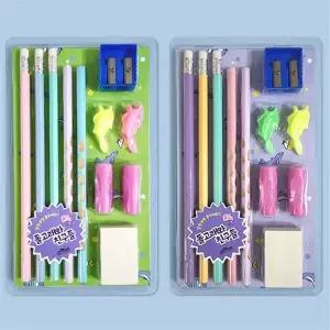 [재미나]돌고래와 친구들 문구세트 색상랜덤