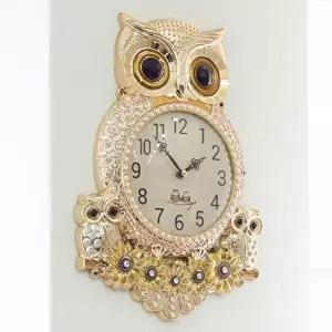 퍼블릭아트 풍수인테리어 도보로 부엉이 벽시계 (KYR-WF35201)