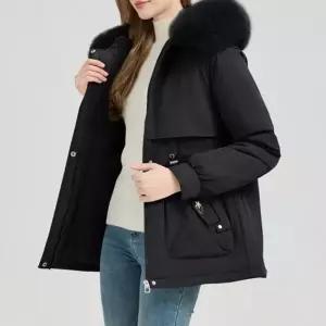 5컬러 여성 포근한 겨울 클래식 퍼 안감 후드파커 패딩점퍼