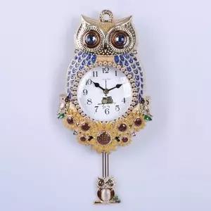 퍼블릭아트 세투르 부엉이 추 벽시계 (KYR-WF34FCD)