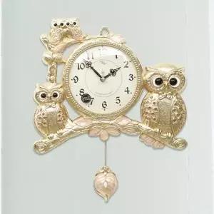 퍼블릭아트 로얄 토머 부엉이 초무소음 추 벽시계 (KYR-WF351F1)