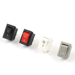 10 개/몫 SPST ON/OFF 미니 소형 호환 보트 로커 스위치 2Pin 10x15mm 3A 250V AC KCD101 스냅인 블랙 레드