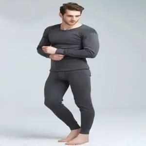 2컬러 남자 고급스러운 겨울 쫀쫀 편한 기모 발열내의 내복 세트