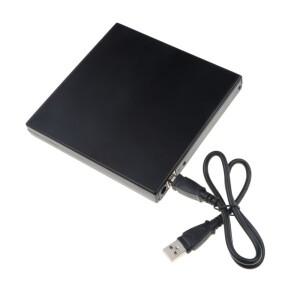 휴대용 슬림형 SATA 외장 케이스 USB 2.0 DVD CD DVD-ROM 노트북 CD/DVD 광학 드라이브 12.7mm