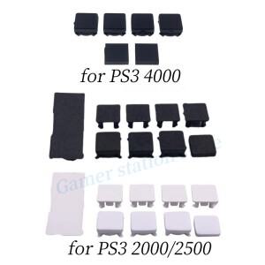 [호환품]1-10 세트 고 나사 발판 커버 키트 고무 부츠 패드 교체용 소니호환 PS3 슬림 2000 콘솔 액세서리