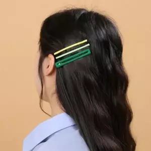 [하프클럽/셀러허브_여성트랜드패션]네모앞머리집게핀 엔젤슈슈네모집게