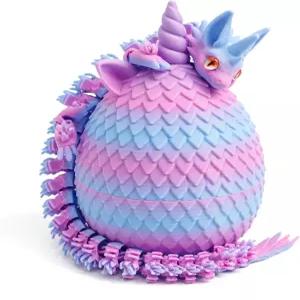 Flavery 3D 프린팅 유니콘 드래곤 - 소년 소녀용 장난감 선물 데스크 이그제큐티브 펫 생일 크리스마스