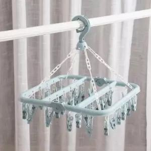 ( )속옷 양말 32클립 빨래집게 건조대 다용도 옷걸이행거