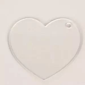 [셀러에이드]DIY 투명 아크릴판 키링 하트