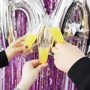 와인잔 샴페인잔 플라스틱 일회용 1회용 캠핑