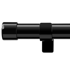 엑스트라 롱 커튼 로드 120인치에서 170인치 - 1인치 헤비 듀티 암막 드레이퍼 로드, 슬라이딩 유리 도어용 금속 창 와이드 윈도우, 파티오, 현관, 퍼골라, 농가