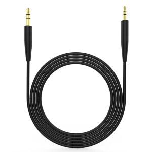 [미국배송] 교체용 오디오 케이블 보조 코드 3.5MM ~ 2.5MM 와이어 BOSE 700 QUIETCOMFORT QC45 QC35II QC35 QC25 노이즈 캔슬링 헤드폰 사운드트루 사운드링크 온이어 2 OE2 OE2I 헤드폰(마이크 없음)과 호환됩니다