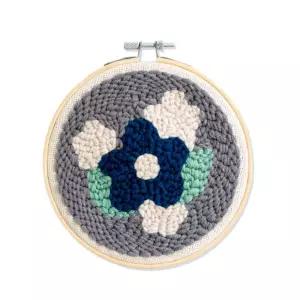 펀치 니들 DIY 티코스터 자수 수공예 키트 교재용 돌봄센터 취미생활 집순이 동아리