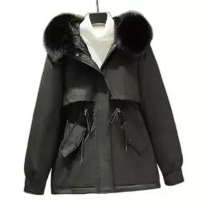 여성 여자 퍼카라 슬림 겨울점퍼 퍼후드 패딩 점퍼 아우터 3color