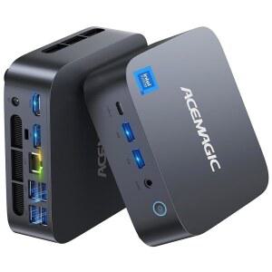 ACEMAGIC 미니 게이밍 PC, 인텔 Cere i9 13900HK 32GB RAM 1TB SSD(14C / 20T), 최대 5.4GHz USB4 HDMI /DP WiFi 6E 2.5G LAN, PC Windows 11 pro 소형 컴퓨터 데스크탑 비트 12900HK 7840HS 6800H