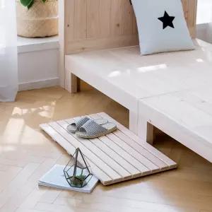 편백나무 욕실 현관발판 600x400mm -