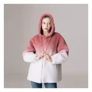 라벨르by신영모피 양모 후리스 집업자켓핑크 942807