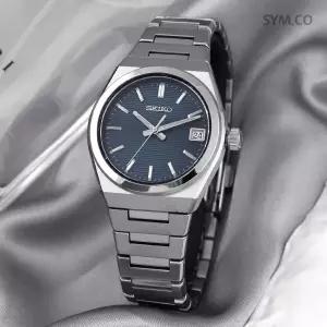 SUR575P1 사파이어 미들사이즈 실버 블루 캐쥬얼 정장 여자 메탈 시계 d