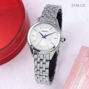 SUR537P1 데일리 블루핸즈 아날로그 클래식 정장 여자 메탈 시계 d