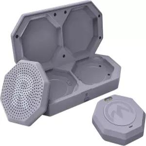 아웃도어마스터 업데이트 스키 헬멧 헤드폰 진정한 무선 블루투스 및 수납 케이스 마이크가 내장된 모든