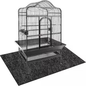 BETAGT 대형 새장 바닥 매트 36x48인치 방수 언더 펫 케이지 라이너 애완동물 훈련용 파충류 수족관 미끄럼