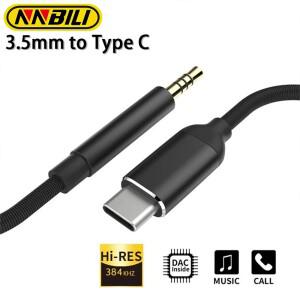 Usb C타입 ~ 3.5mm Aux 오디오 케이블 헤드셋 스피커 헤드폰 잭 어댑터 자동차 for samsung 호환 S20 Plus
