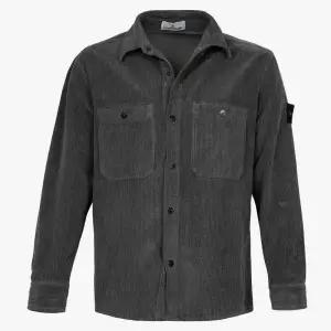 STONE ISLAND  25FW 1200012 Organic Cotton Corduroy 800 Comfort-Fit Overshirt (K2S15 S021
