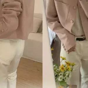 빅포켓 노카라 트위드 디자인 크롭 봄 자겨울 방풍 아우터 바람막이 플리스후다운 점퍼 코트 가을 하객룩