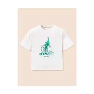 빈폴 키즈 그래픽 반팔 티셔츠 화이트 (BI5742U011) 264963