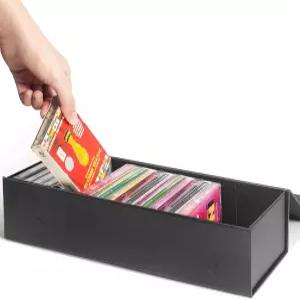 투타타 카세트 테이프 보관함 홀더 14.25 x 4.5 3 인치 최대 20 개의 케이스 보관 u2013 1 팩