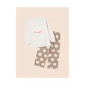 빈폴 키즈 곰돌이 티셔츠 잠옷 세트 베이지 (BI4X41U05A) 218915