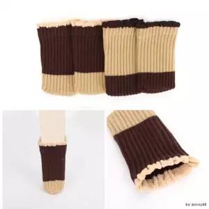 키다리무역프릴 의자발커버 4P 의자발캡 의자발사개 식탁의자양말 의자발덮게 의자발소음방지