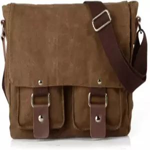 남성용 경량 빈티지 방수 캔버스 DSLR SLR 충격 방지 카메라 숄더 메신저백 슬링백