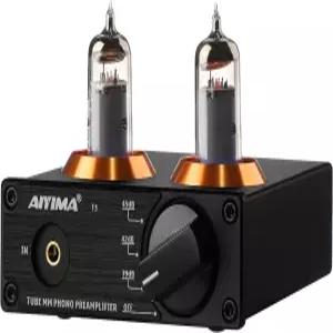 턴테이블 MM 포노그래프 스테레오 오디오 튜브 프리앰프를 위한 AIYIMA T3 HiFi 포노 프리앰프 레코드