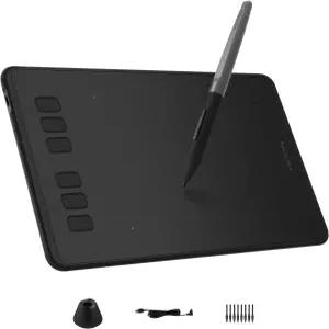 HUION Insproy H640P 드로잉 태블릿 배터리 프리 스타일러스가 포함된 6x4인치 디지털 아트 8192 펜 압력