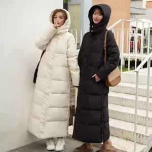 아우터 겨울 가벼운패딩 후드롱패딩 지퍼 점퍼 롱패딩 투웨이 패딩점퍼 패딩