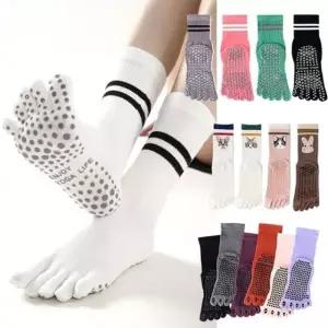 논슬립 필라테스양말 토삭스 여자 발가락 양말 미